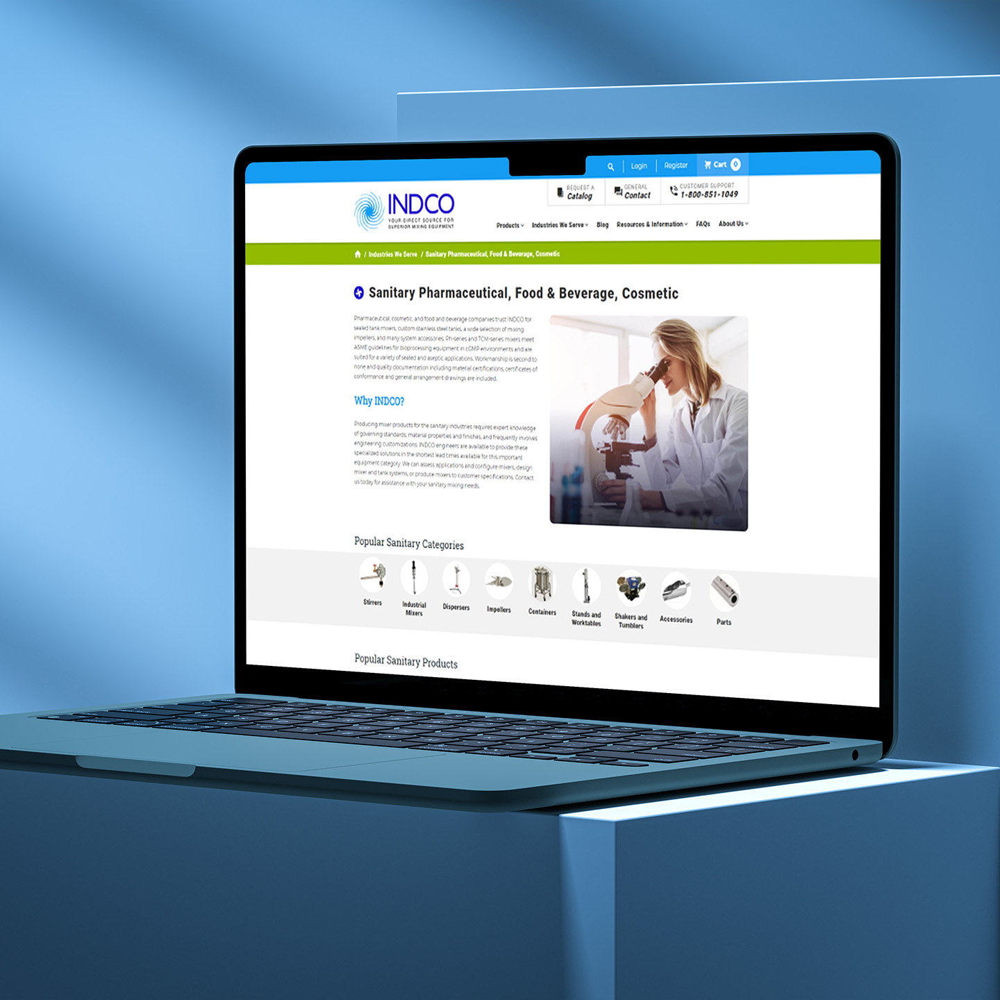 INDCO Web Design 